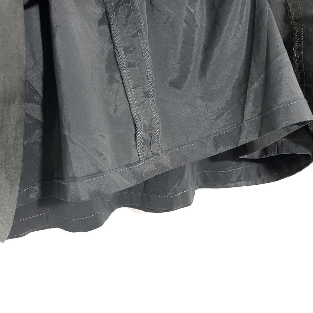 Black Halo Women’s Size 12 Large Grey Metallic Lace Blouson Top Dress Pockets - Picture 11 of 12